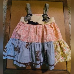 Matilda Jane, Westside Faux Cow Fur Knot Dress, 12 months